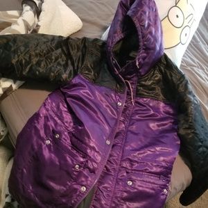 Supreme purple quilted jacket